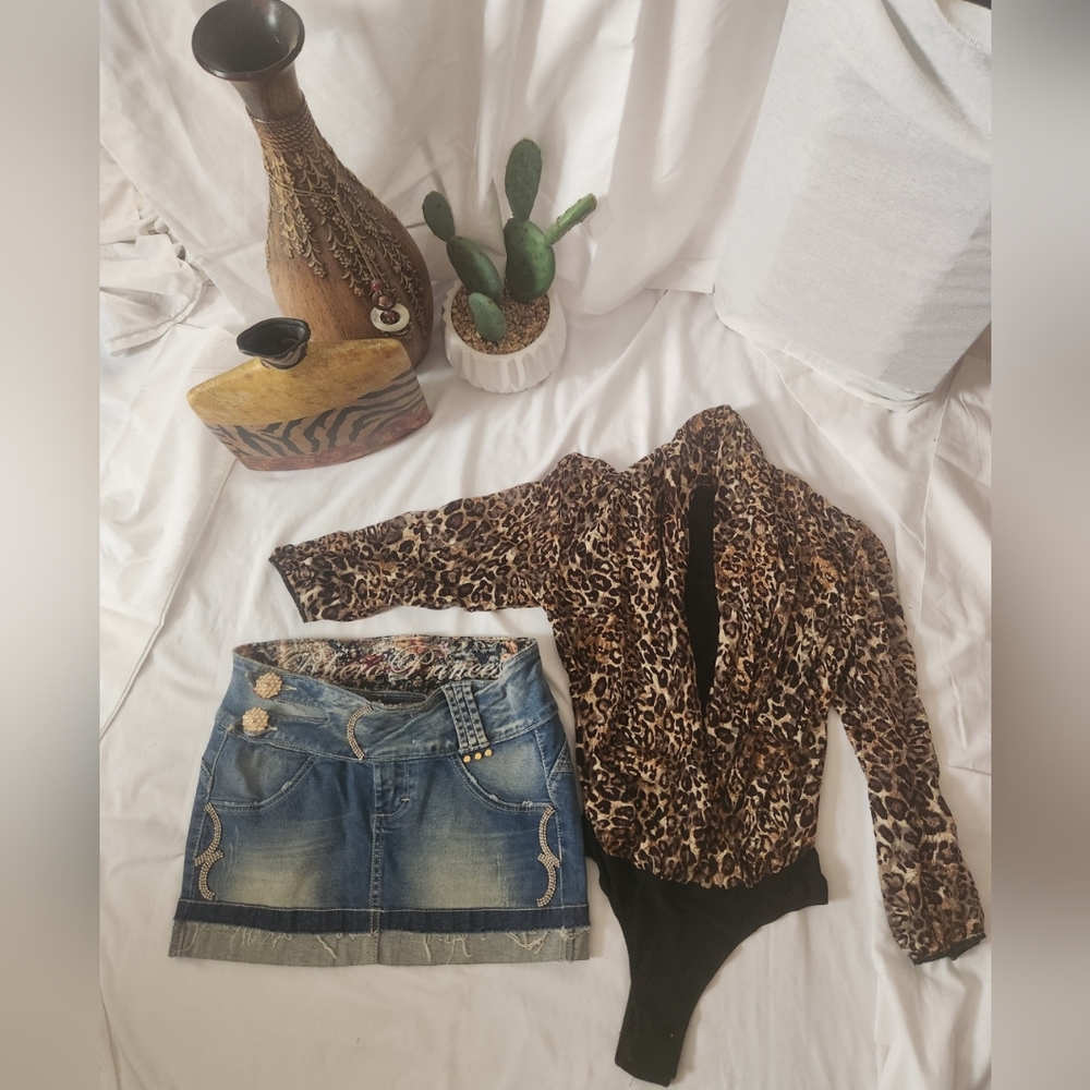 Women's Blouse & Mini Skirt